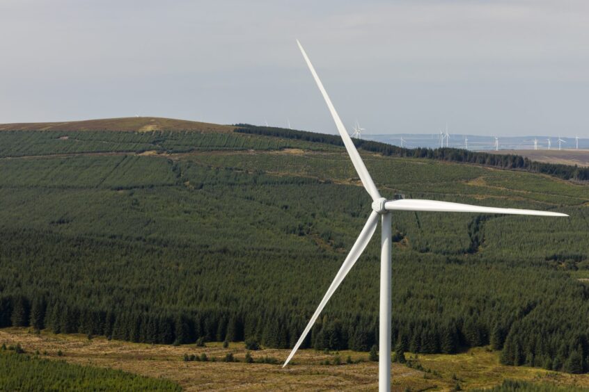 A RES onshore wind turbine.