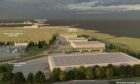Artist impression of the proposed hydrogen campus. Aberdeen. Supplied by Ironside Farrar