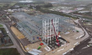 Construction of the JDR Cable Systems subsea cable manufacturing facility in Northumberland is nearing completion.