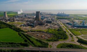 Saltend Chemicals Park near Hull, part of the Zero Carbon Humber scheme, which aims to be the world's first Net Zero industrial cluster by 2040.