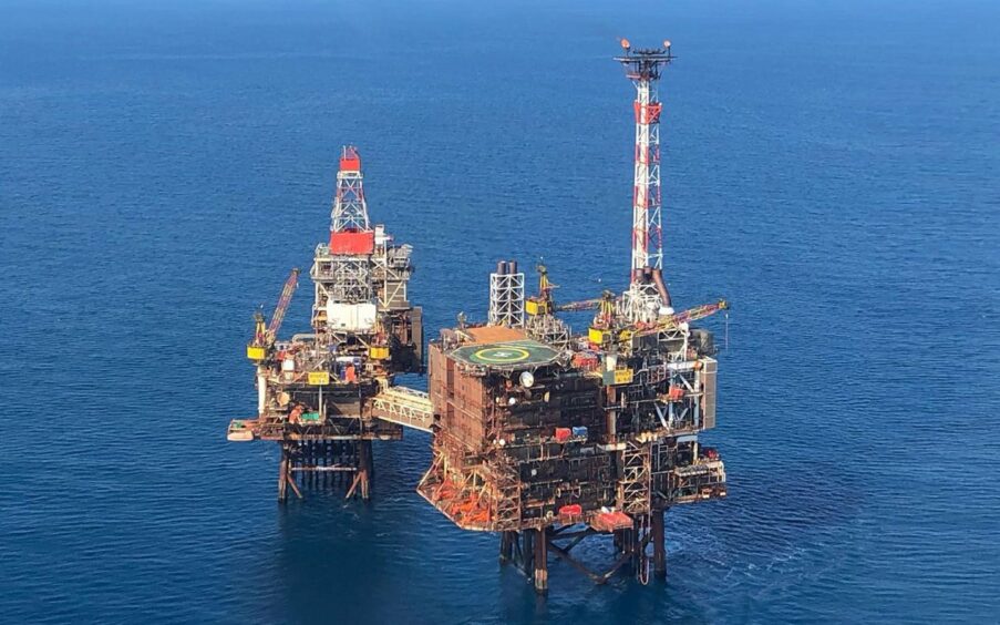 The Bruce platform in the North Sea, owned by Serica Energy