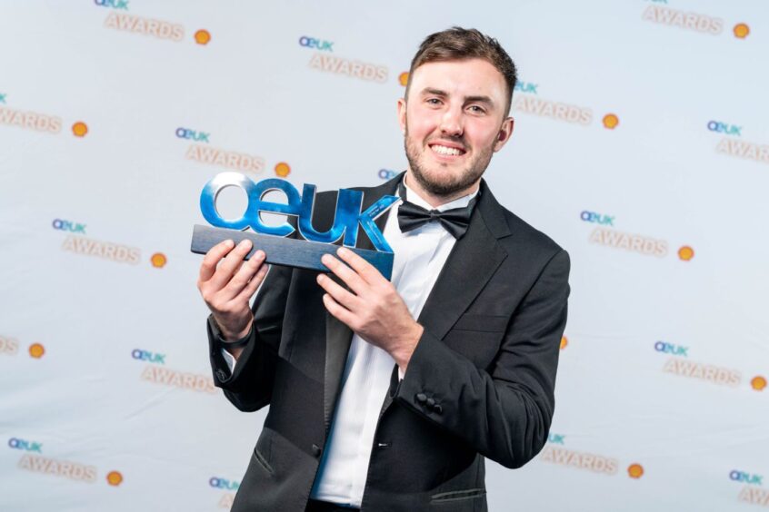 OEUK Awards 2023 Apprentice of the Year, Nick Taylor, Harbour Energy.