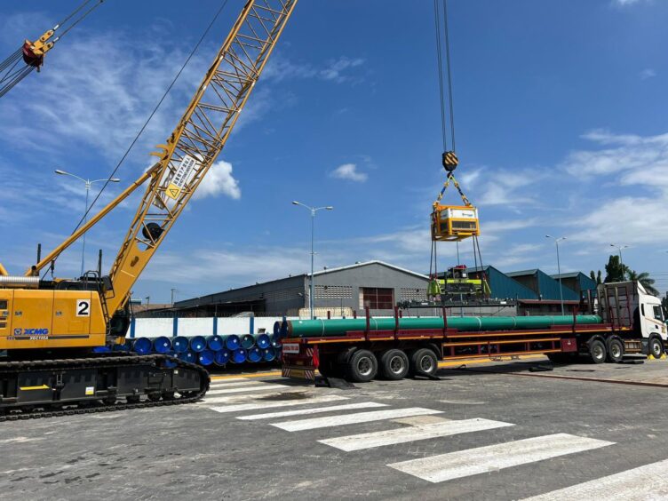 Pipes arrive in Tanzania for EACOP installation