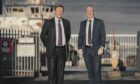 Forth Ports Group CEO Charles Hammond (left) and COO Stephen Wallace at the Port of Leith.