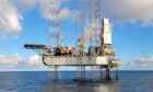 The Valaris-247 rig at the Ravenspurn South gas discovery.