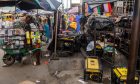 Diesel generators for power outages, at a market in Lagos, Nigeria, on Tuesday, Oct. 3, 2023.
