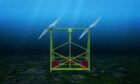 HydroWing tidal stream energy device.