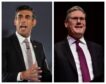 Rishi Sunak and Keir Starmer will battle it out for Number 10.