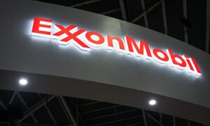 Exxon Mobil branding in Singapore. Photographer: Nicky Loh/Bloomberg