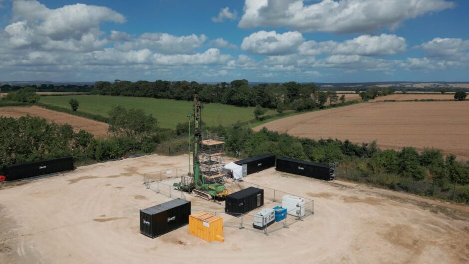 The KM-8 well site in Kirby Misperton, North Yorkshire.