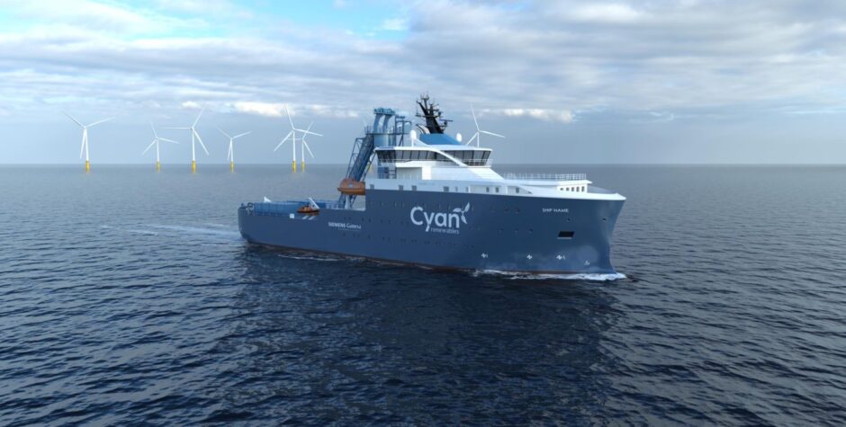 A Cyan Renewables vessel.