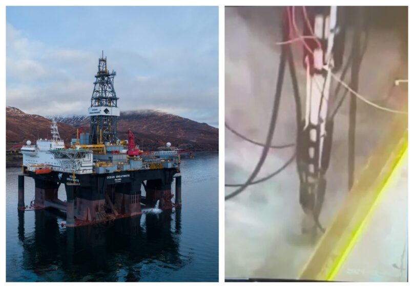 Diamond Offshore Drilling rig incident