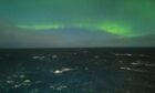 Northern lights north sea