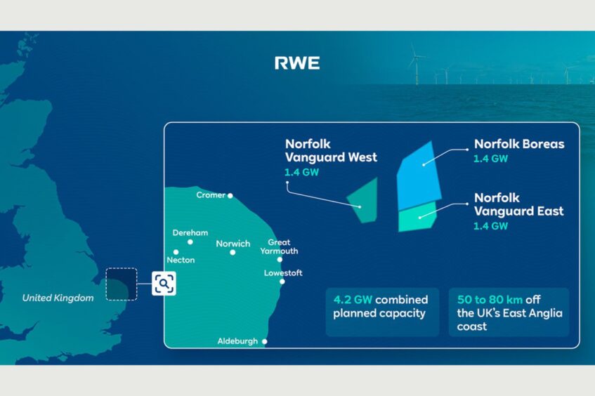 RWE has completed its £963 million purchase of the 4.2GW Norfolk Offshore Wind Zone from Vattenfall