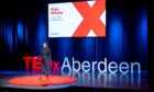 Alex Whyte presenting at TEDxAberdeen.