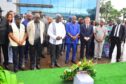 A memorial service to honour five offshore workers killed in a fire on a Perenco-operated rig off the coast of Gabon. Port-Gentil, Gabon.