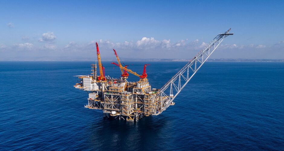 NewMed Energy's Leviathan field off Israel.