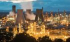 The Grangemouth refinery in Scotland.