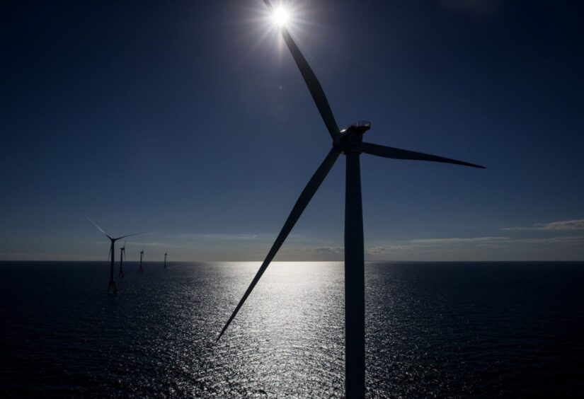 An offshore wind farm in the US. Photographer: Eric Thayer/Bloomberg