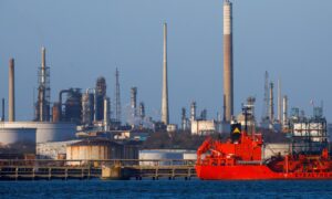 Fawley oil refinery near Southampton, UK.
