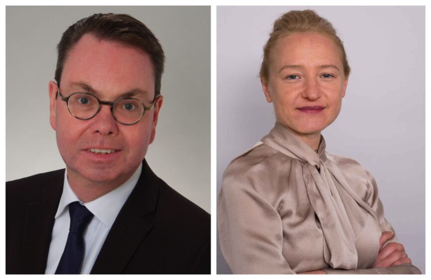 Proposed Wintershall Dea chairman, Stefan Schnell, and deputy chairwoman Larissa Janz.