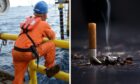 Smoking on offshore platforms is still allowed but are its days numbered? Image: Shutterstock/DC Thomson