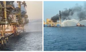 oil mexico platform fire