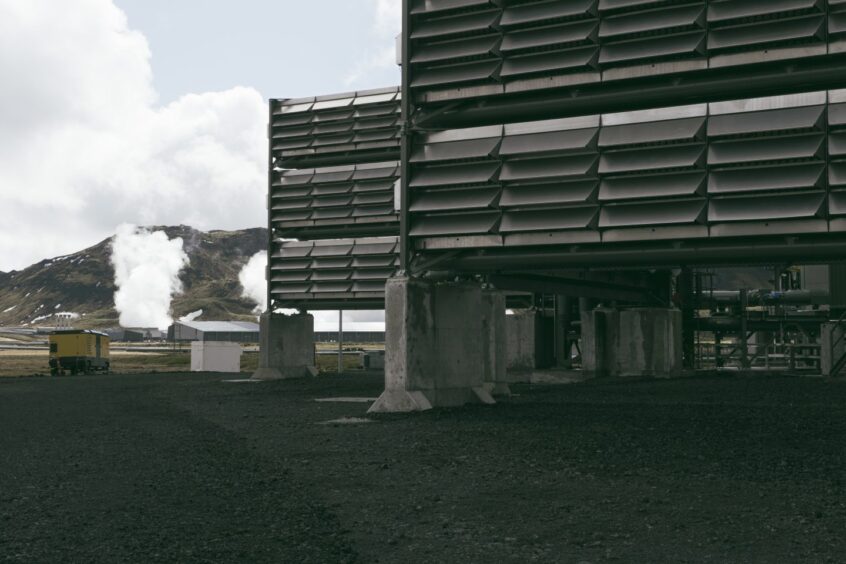 Collector containers at Mammoth plant