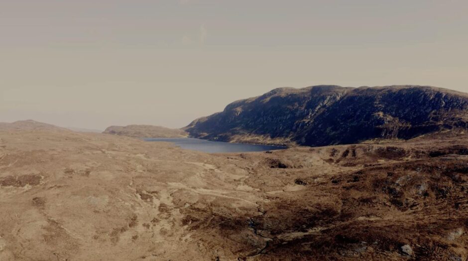 Loch nam Breac Dearga on the Balmacaan Estate