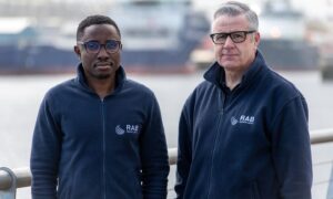 Left to Right: Dr Rotimi Alabi (CEO and Founder) and Michael O'Sullivan (CTO) of RAB Microfluidics.
