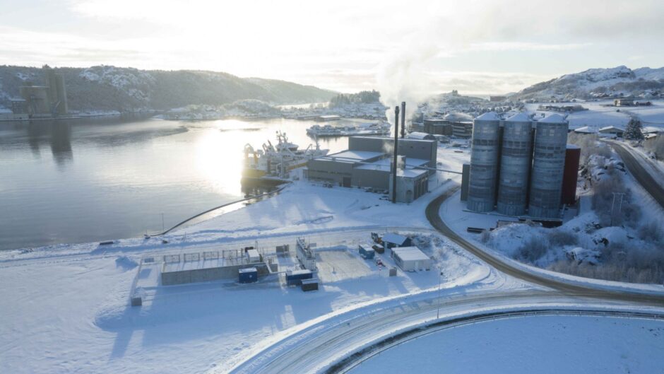 The HYDS Kaupanes Hydrogen plant in Egersund, Norway.