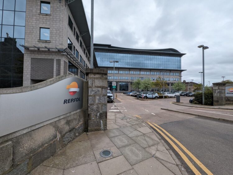 Repsol UK's offices on Aberdeen's Holburn Street.