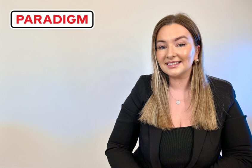 Aimee Fowlie, the newly appointed HR business partner at Aberdeen-based Paradigm