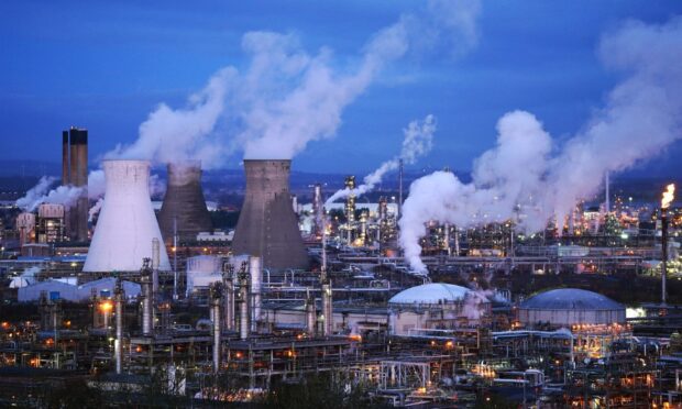 Grangemouth petrochemical plant