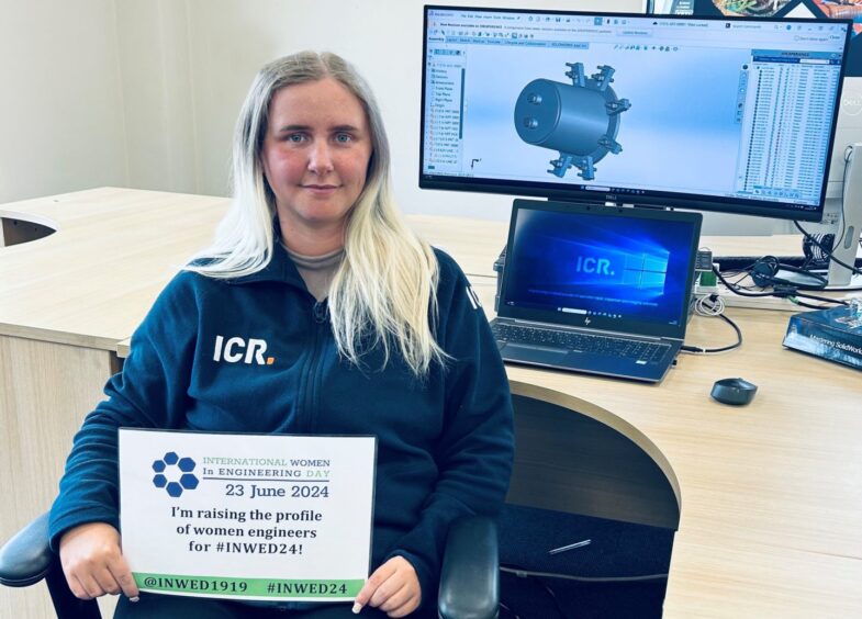 Molly Steele, Trainee Design Engineer at ICR Group, Carnforth.