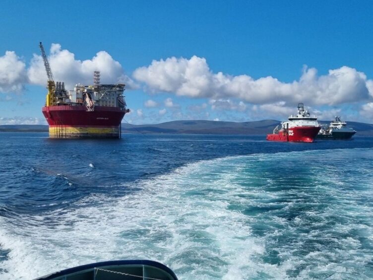 The Western Isles FPSO ahead of work at the GBA redevelopment.