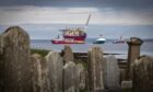 Western Isles FPSO arriving in Scapa Flow, Orkney.