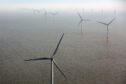 Wind turbines sit in the North Sea. Photographer: Simon Dawson/Bloomberg