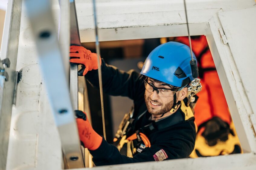 Participant on a Coast Training course in Dundee.