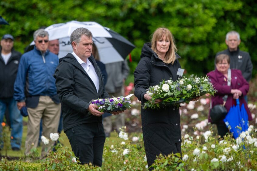 OEUK and Step Change in Safety laid a wreath during the service.