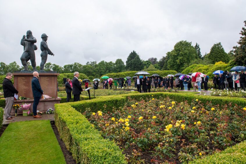 Commemorating 36 Years: Piper Alpha remembrance service.