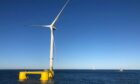 The Kincardine floating offshore wind farm, which 2H will create a digital twin for.
