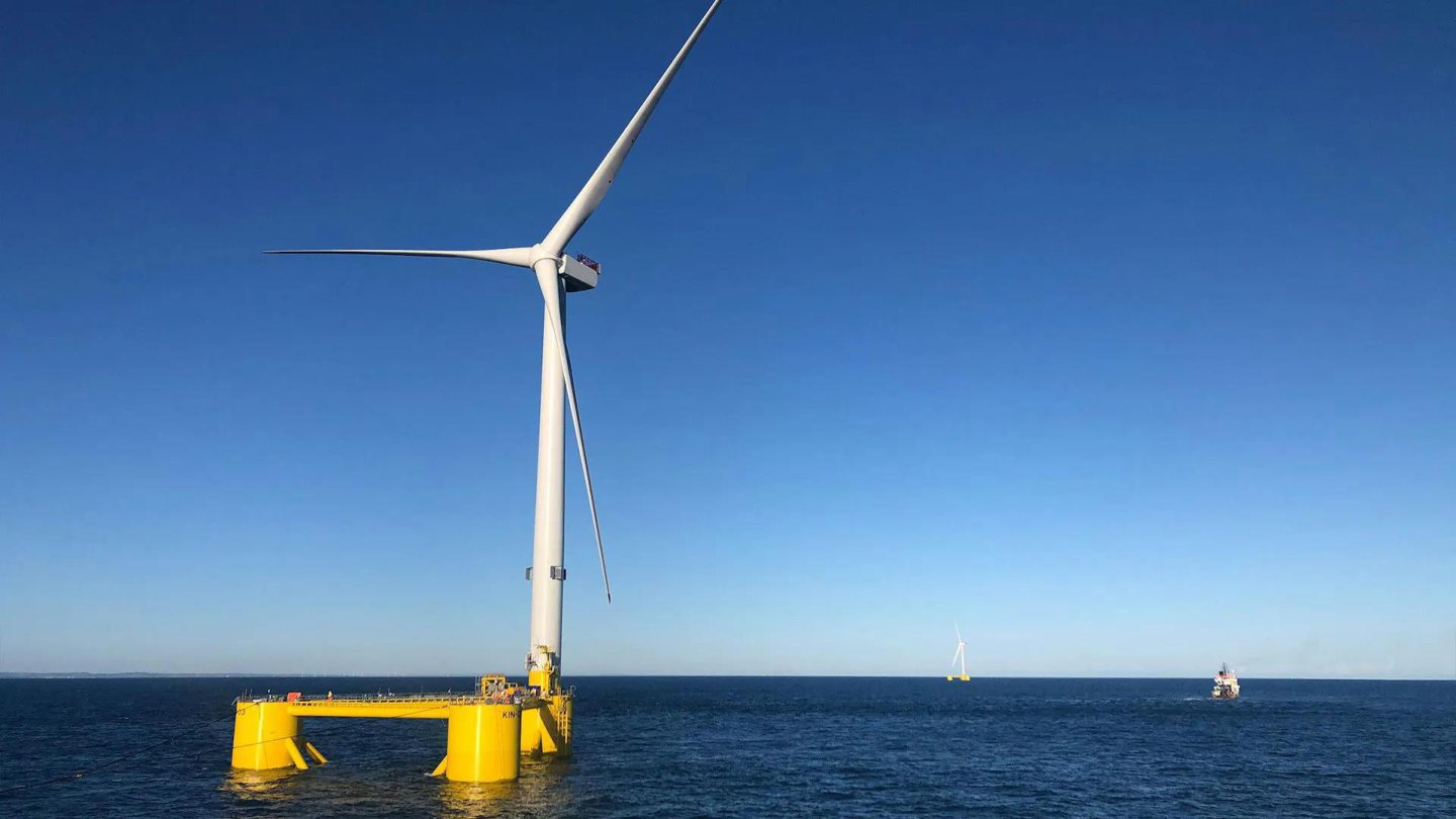 The Kincardine floating offshore wind farm, which 2H will create a digital twin for.