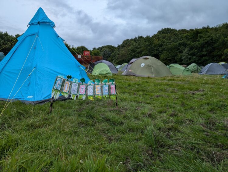 Protestors arrive in Aberdeen for Climate Camp.