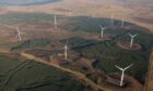 The Andershaw wind farm in Scotland operated by Norway's Statkraft.