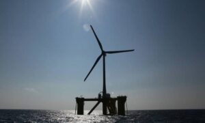 A floating wind turbine for the Ossian floating offshore wind farm