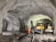 Tunnelling works at the Coire Glas pumped storage hydropower scheme in the Scottish Highlands.