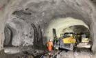 Tunnelling works at the Coire Glas pumped storage hydropower scheme in the Scottish Highlands.