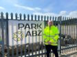 David Milne, owner of ParkABZ, at his site in Dyce