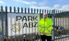 David Milne, owner of ParkABZ, at his site in Dyce